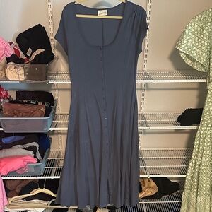Universal Thread Slate Blue Midi Dress